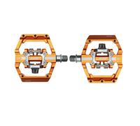 Coppia De Pédales Hybrides Duo D1 Orange HTD1.O HT-COMPONENTS Pédales Vélo MTB