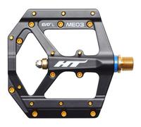 Coppia De Pédales ME03 Noir 218G 966000215 HT-COMPONENTS Flat Bici Pédales