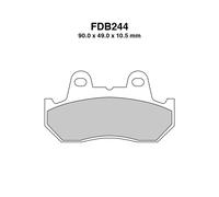 Coppia De Plaquettes De Frein FERODO FDB244ST