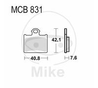 Coppia De Plaquettes De Frein Offroad TRW LUCAS 787.55.37