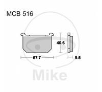 Coppia De Plaquettes De Frein Standard TRW LUCAS 787.14.60