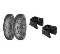 Coppia De Pneus 2 Pneus 80 80 14 Touring Force SC MITAS Avec Chambres KENDA