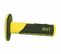 Coppia De Poignées Moto Cross PROGRIP 801 Jaune Fluo