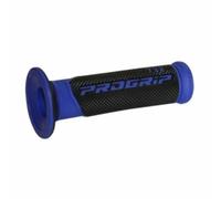 Coppia De Poignées Moto Route Perforées PROGRIP 732 Bleu