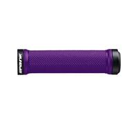 Coppia De Poignées Spoon Lock-On 30Mm X 130Mm Violet SPGRP002070 SPANK Vélo MTB