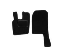 Coppia De Tapis En Moquette Noire Bord Gris Pour Scania Série 4