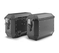 Coppia De Valises Latérales GIVI ALA36BPACK2 Trekker Alaska Black Line Monokey