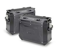 Coppia De Valises Latérales KAPPA K’VOYAGER En Aluminium Noir 37L