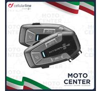 Coppia Interphone CELLULAR LINE U-Com 6R Casque Moto Scooter