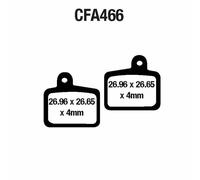 Coppia Pastilles EBC MTB CFA466HH