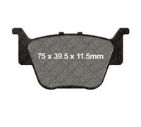 Coppia Pastilles EBC R FA373R 732.57.56 TRX FE Fourtrax Rancher 420 2010-2013