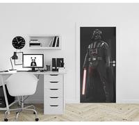 COPPIA Stickers de Porte - Papier peint - Autocollant de décoration pour porte - Poster Adhésif - Dark - Geek - 83 x 205 cm - Chambre Bureau Salon Couloir Fabrication française