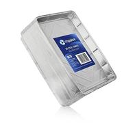 Coppice Barquettes Aluminium 32x20x3cm - Lot de 30 | Barquettes Jetables pour Cuisson, BBQ, Congélation, Four, Micro-ondes & Friteuse à air | Aluminium Alimentaire Recyclable et Réutilisable