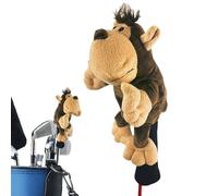 Copri Testa Mazze Golf Animali - Copricapo en peluche Protettore Mazza, sympatico Copri Ferro Fairway, peluche Diapaste Zoo | Accessoire décoratif pour Golfisti Uomo Donna Bambini