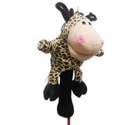 Copri Testa Mazze Golf Animali - Copricapo Peluche Protettore $, Simpatico Copri Ferro Fairway, Peluche Divertente Zoo | Accessorio Decorativo Divertente per Golfisti Uomo Donna Bambini