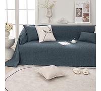 Copridivano Lino multifonction 180 x 260 cm Protezione per Poltrona Divano Letto Sedie Asciugamano Decorativo Coperte da Esterno Copertura Impermeabile