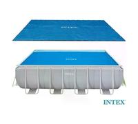 Intex Couverture solaire de piscine Bleu 716x346 cm Polyéthylène