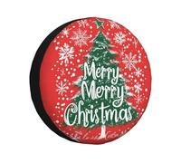 Copriruota Di Scorta Christmas New Year Christmas Tree Couvre-Roue De Secours Anti Neige Couverture De Pneu Imperméable Housse Roue Secours pour Voiture Remorque SUV 14inch
