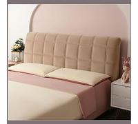 Copritestiera Letto Copertura/Copri Testata Letto Matrimoniale/Singolo Imbottito Bianco Velluto Fodera Elastica ProtezionePremium Tortora All-Inclusive Lavabile (couleur : marron, taille : 220 cm)
