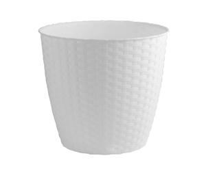 Coprivaso 'Naturel' Cm 24 Blanc Stefanplast