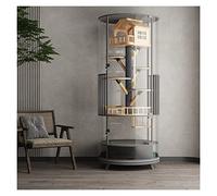 Copropriété Cage à Chat Rotative 360° Villa Bois Panoramique