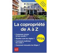 Copropriété de A à Z 2026 - Emmanuèle Vallas-Lernez - Prat Eds - broché - Guide