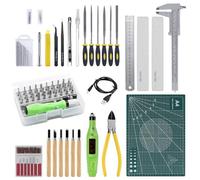 Coptiner 109 PIÈCES Outils de Base du modeleur Gundam, Outils de Base du modeleur Gundam, kit de Bricolage pour la réparation et la Fixation du modèle de Base