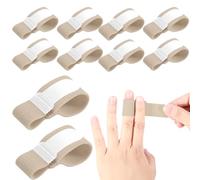 Coptiner Lot de 10 attelles de doigt réglables et respirantes pour le sport, pour soulager l'arthrite et les blessures sportives