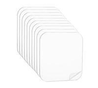 Coptiner Lot de 10 pastilles adhésives double face transparentes amovibles sans laisser de traces pour les murs, la maison, le bureau (60x60mm)