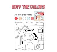Copy the Color - Fun Observation & Coloring Book for Kids: Match the Colors & Bring Each Picture to Life - Great for Preschool & Kindergarten