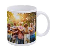 Copykrea - Tasse personnalisable avec votre photo | Catégorie AAA | Va au micro-ondes et au lave-vaisselle | 350ml | Intérieur et extérieur blanc