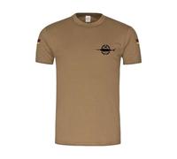 Copytec #46565 T-shirt tropical avec inscription « 2 Zwote » - Flotteur de combat - Train - Marine, kaki, S