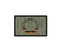 Copytec Écusson 7,5 x 4,5 cm Drapeau de la RDA NVA Marteau Compas #41405