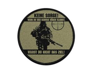 Copytec Écusson allemand « Sniper Schuss » de l'armée allemande BW - #26899