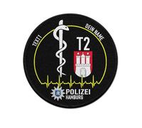 Copytec Écusson personnalisable 9 cm - Police - Service de police - Hambourg - #44429