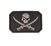 Copytec Patch 5 x 7,5 cm Jolly Roger Pirate Tête de Mort Drapeau Skull Tactical Insigne #42092