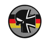 Copytec Patch de combat allemand - Vétéran - Croix - Crâne - Soldat - Allemagne - #36283