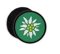 Copytec Patch Edelweiss Fleur Chasseur de montagne GebJg Gams Emblème Emblème Écusson rond #22099