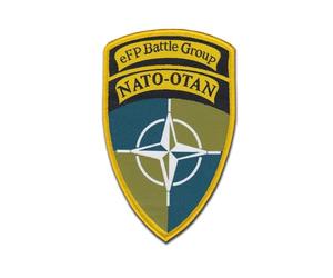 Copytec Patch eFP Battle Group OTAN Lituanie Armée allemande rotative Lithuania 12 x 8 cm #40205