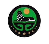 Copytec Patch Itchkerien Tchétchénie République tchétchène Caucase #37804, Vert, Taille unique