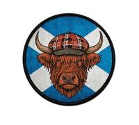 Copytec Patch « Mr Highland Cattle Kyloe » - Écosse - Boeuf des Highlands - Bœuf écossais - 46243