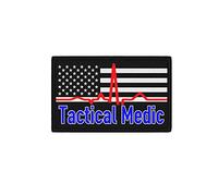 Copytec Patch USA 40164 Tactical Medic Police Médecin Médical 7,5 x 4,5 cm