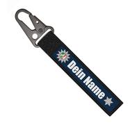 Copytec Porte-clés tactique Police NRW Votre nom Personnalisable Uniforme #40288