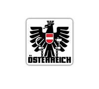 Copytec Sticker Autocollant - L'Autriche drapeau Aigle Aigle armoiries de l'armée Fédérale ostmark 7 x 7 cm # A1730