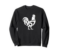 Coq 1957 - Art personnalisé de l'année du Zodiaque Chinois Sweatshirt