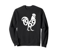 Coq 1969 - Art personnalisé de l'année du Zodiaque Chinois Sweatshirt