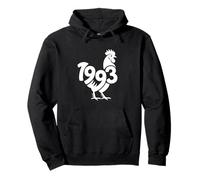 Coq 1993 - Art personnalisé de l'année du Zodiaque Chinois Sweat à Capuche