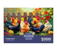 Coq Absolument Éblouissant Puzzle De 1000 Pièces : pour Toute La Famille, Un Jeu Qui Combine Amusement, Apprentissage Et Liens Affectifs.