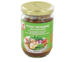 COQ Assaisonnement / Pâte instantanée pour soupe Canh Chua (soupe aigre-douce vietnamienne) 227g (Lot de 3 pots)