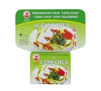 COQ Assaisonnement pour soupe vietnamienne Canh Chua (soupe aigre-douce au poisson) / Épices en cubes / Cube de bouillon 75g (Lot de 10 boîtes x 4 cubes)